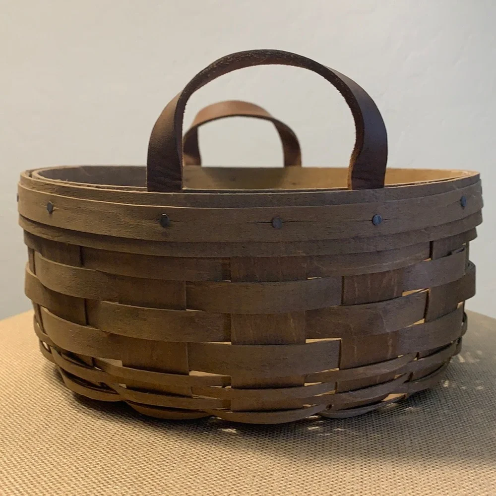 Vintage 1985 Longaberger darning basket set